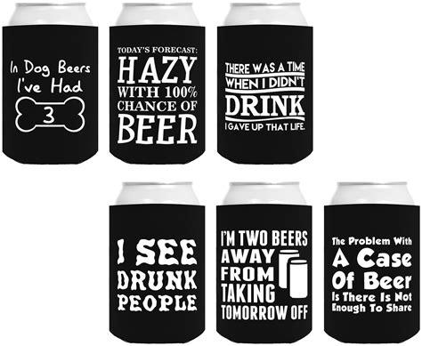 Funny Can Coolie T Bundle Funny Sayings Joke Gag Ts 6 Pack Can
