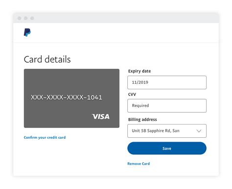 However, you need to make sure that you have a paypal account the quickest way to pay to the credit card is through the paypal account directly. PayPal Guide How to Link a Credit or Debit Card - PayPal Philippines