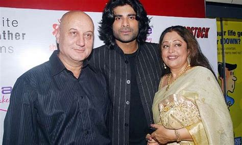 The event, held last evening, was attended by sikandar's parents kirron kher and anupam kher, actors anil. Kirron Kher wishes success for son Sikander's 'Tere Bin ...