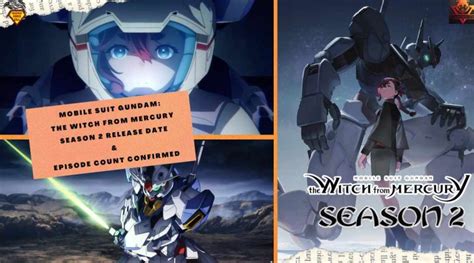 Mobile Suit Gundam The Witch From Mercury Season 2 Release Date