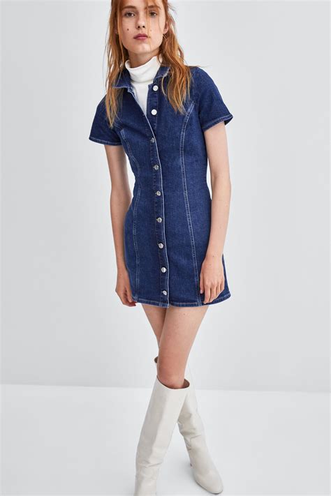 Zara Mini Denim Dress