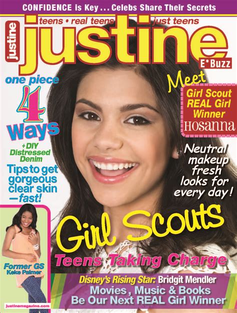 A Message To Girl Scouts From Justine Magazine Girl Scout Blog