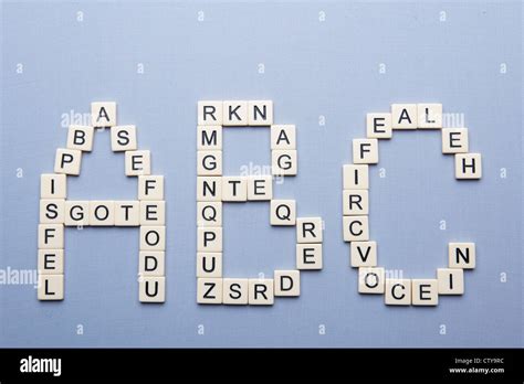 Abc Letters Hi Res Stock Photography And Images Alamy