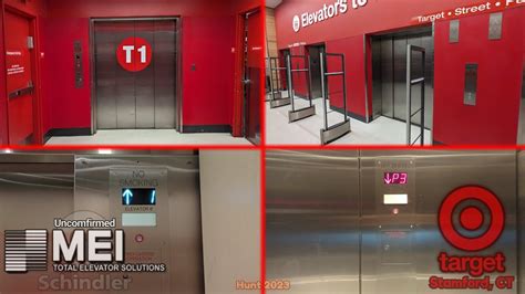 Rough And Fun Modernized Schindler Elevators Target Stamford Ct Youtube