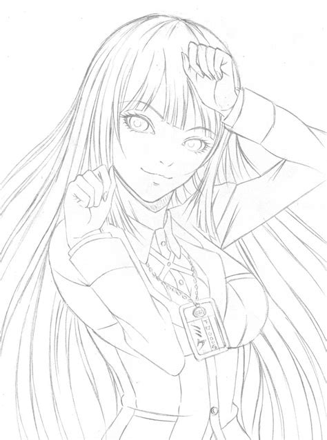 Anime Kakegurui Yumeko Coloring Pages Free Printable Coloring Pages