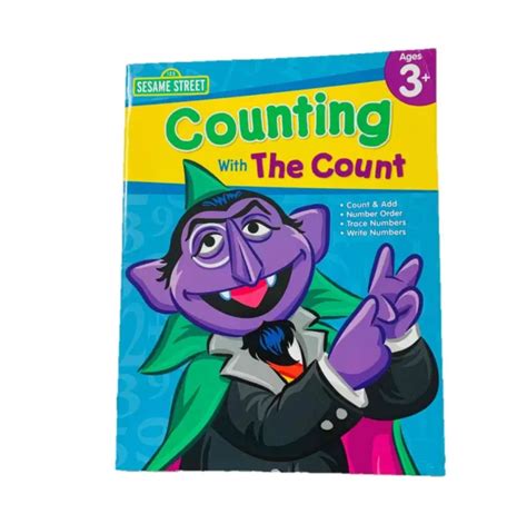 Sesame Street Workshop Educational Workbook Counting With The Count