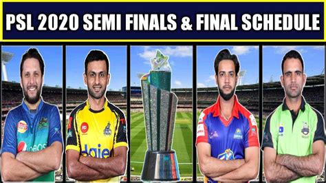 Same happened to psl 2020 as well, when pcb postponed the knockout stage matches from march. PSL 2020 : Semifinals And Final Match Schedule, Date, Time ...