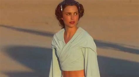 The White Dress Of Padme Amidala Natalie Portman In Star Wars Ii