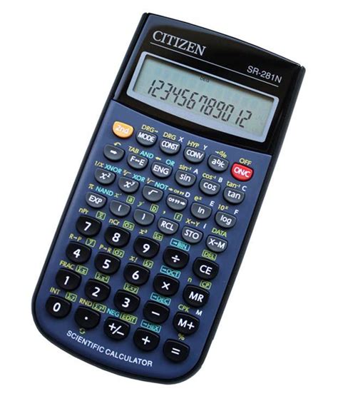 Including mortgage calculators, currency converters. Citizen SR-281N Scientific Calculator: Buy Online at Best Price in India - Snapdeal
