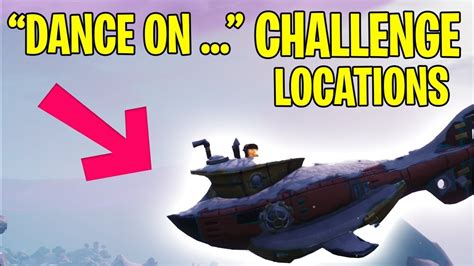 Rv Crown Metal Turtle And Submarine Fortnite Location Dance On Top Of