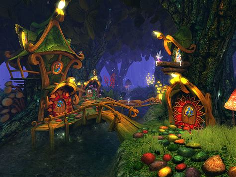 Fantasy 3d Screensavers Fairy Forest A Magical Fairy Town In A