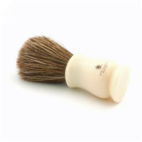 Vie Long Brown Horse Hair Ivory Acrylic Shaving Brush Shaving Style
