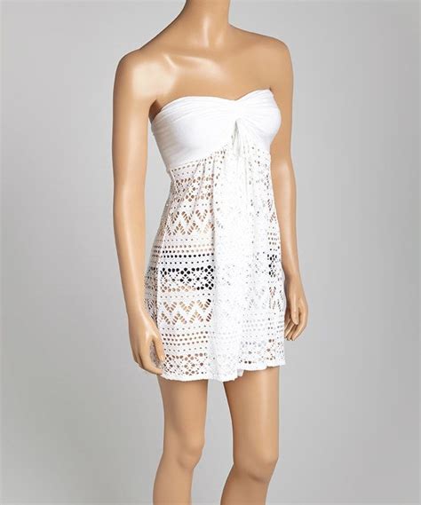 Look At This White Crochet Cover Up On Zulily Today Robin Piccone Alternative Bride Crochet