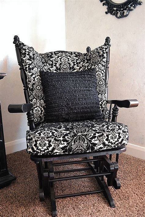 Featuring a thick upholstered seat and arm cushion for superior comfort and style. Chair Master Bedroom | Rocking chair makeover, Refinished ...