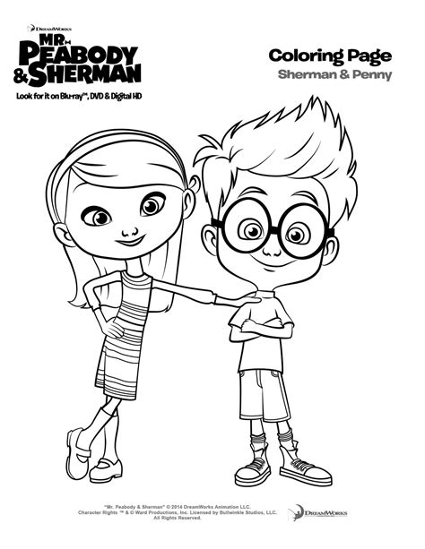 Mr Peabody Sherman Coloring Pages Colorear Online Dibujos Para My Xxx Hot Girl