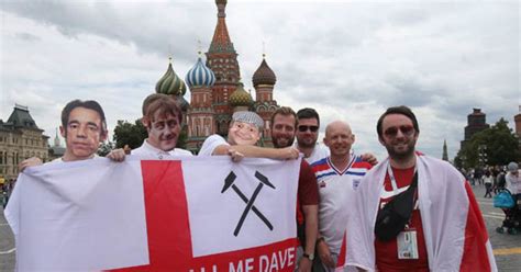 England Fans Takeover Putins Doorstep As Three Lions Invade Red Square