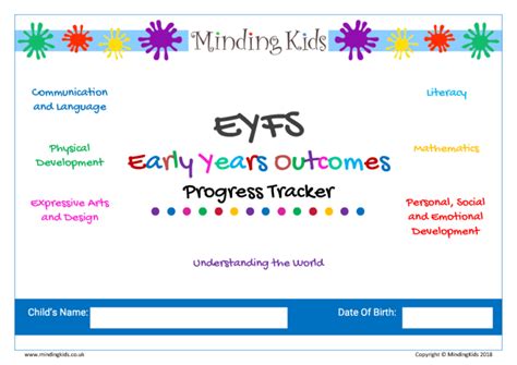 Early Years Outcomes Eyfs Progress Tracker Mindingkids