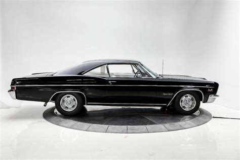 1966 Chevrolet Impala Ss 427425hp V8 Manual 4 Speed Coupe Black