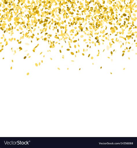 Golden Confetti Background Royalty Free Vector Image