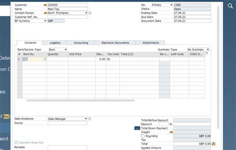 Sap Business One In Depth Review Sales And Accounts Receivable
