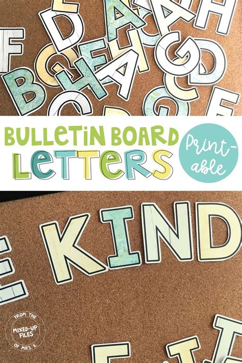 For more ideas see letter stencils and cool letter fonts. Never run out of bulletin board letters again! With a DIY ...