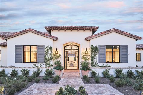 The stylish exteriors of mediterranean home. Dream-House-French-Mediterranean-Architecture-Paradise ...