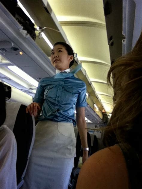 World Stewardess Crews Korean Air Hostesses Serving With Smile