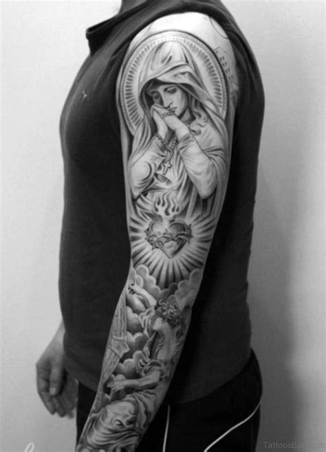 53 Adorable Virgin Mary Shoulder Tattoos Tattoo Designs