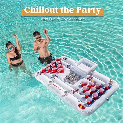 Buy Joyin Summer Pool Games Inflatable Pong Table Float For Adults 6x3 Ft Summer Party Pool