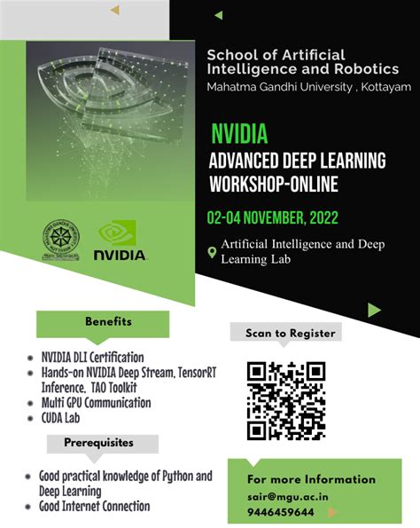 Nvidia Advanced Deep Learning Workshop School Of Artificial