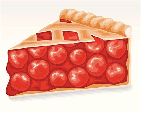 Cherry Pie Clip Art Vector Images And Illustrations Istock
