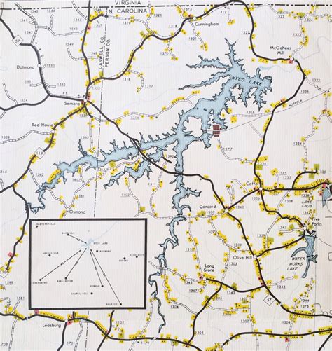 Interactive map of hyco lake that includes marina locations, boat ramps. A Brief History of Hyco Lake - Hyco Lake Magazine