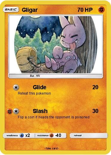Pokémon Gligar 50 50 Glide My Pokemon Card