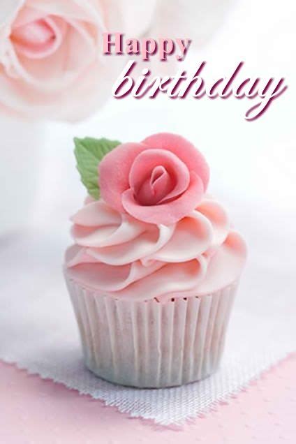 Pink Happy Birthday Cupcakes