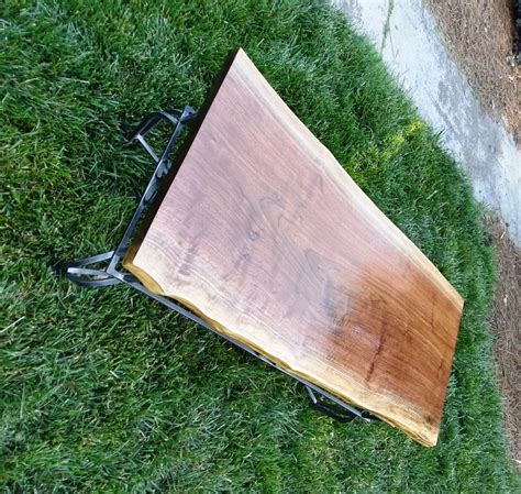 2′ long live edge walnut slabs walnut log 824: Ana White | Walnut Slab Coffee Table - DIY Projects