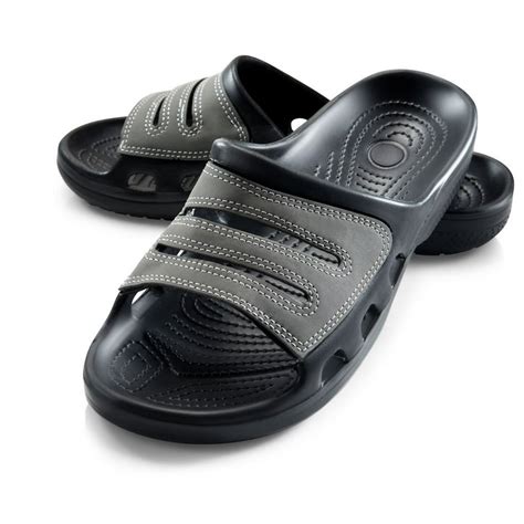 Roxoni Roxoni Slide Sandals For Men Open Toe Slip On Waterproof