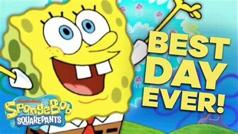 Spongebobs Best Day Ever 🎉 In 5 Minutes Spongebob Youtube