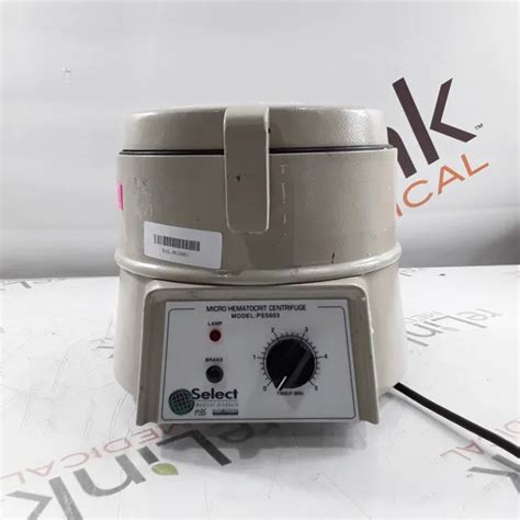 Select Medical Products Pss603 Microhematocrit Table Top Centrifuge