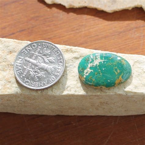 Natural Dark Green Turquoise Cabochon Stone Mountain Turquoise