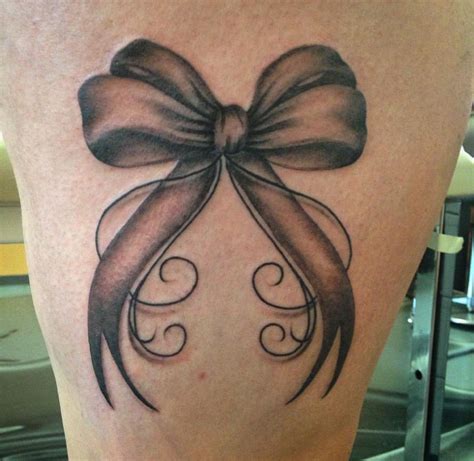 Pin By Alyssa Robles On Ink Pink Bow Tattoos Bow Tattoo Ribbon Tattoos