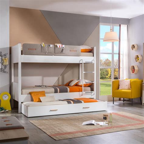 Kids funtime beds are pleased to offer a selection of kids trundle bunk beds in a selection of designs for both boys and girls. Bunk Bed With Trundle-Boys Room Furniture With Sleeping Efficiency