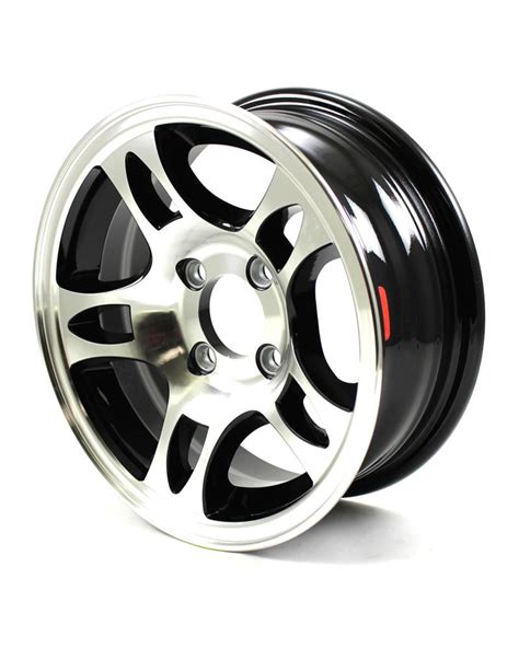 Hispec Wheel And Tire Aluminum 13 X 5 In Wheel 4 Lug On 4 S5 Trailer