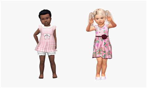 Spring Sims Fashion Children And Toddlers The Sims Resource Blog