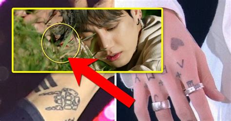 Bts Jungkooks 10 Tattoos And The Meanings Behind Them