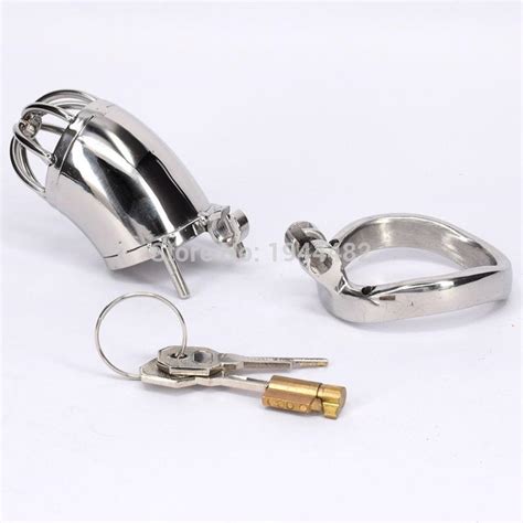 Male Chastity Belt Stainless Steel Bondage Sex Toys Metal Cock Cage For Men Gay Adult Sm Sex