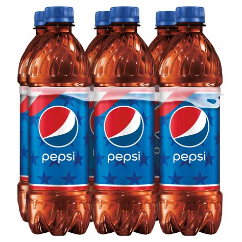 Pepsi Cola Soda Pop 169 Oz 6 Pack Bottles Walmart Business