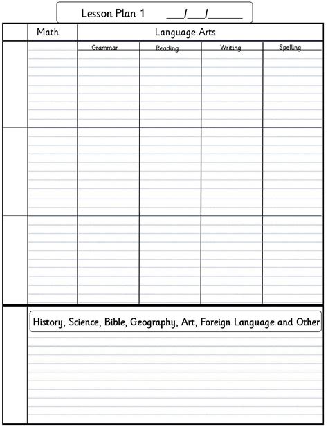 Download the printable pages or create a transcript and lesson plans with the digital spreadsheet. Pin on Homeschool---Education is a Life