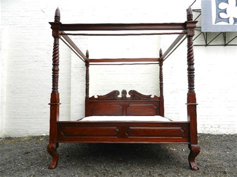 Antique Furniture Warehouse 6ft Wide Antique Four Poster Bed