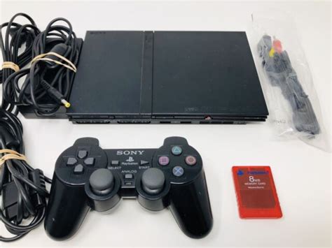 Sony Playstation 2 Ps2 Slim Console System Bundle Black For Sale Online