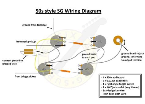 Gibson sg custom (3 pick up) gibson b.b. wiring diagram for Gibson SG